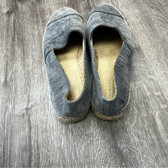 Chanel Grey Suede Espadrilles - Picture 7 of 9